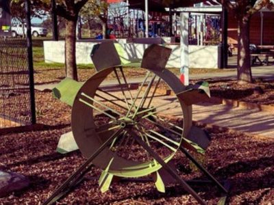 Dethridge wheel at Nichols Point Primary School 